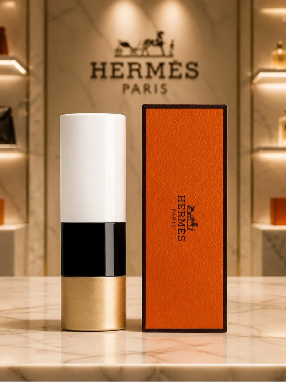 Hermes pink lipstick